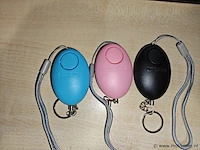 Persoonlijk alarm | sleutelhanger persoonlijk alarm | 120db | blauw - afbeelding 2 van  2