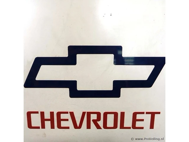 Perspex bord met het klassieke logo van het amerikaanse automerk \chevrolet - afbeelding 4 van  7