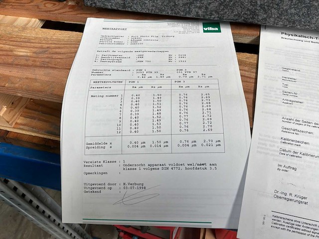 Perthen perthometer prk ruwheidsmeter - afbeelding 7 van  15
