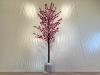 Perzik bloesem kunstboom (2x) - afbeelding 8 van  14