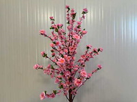 Perzik bloesem kunstboom (2x) - afbeelding 6 van  11