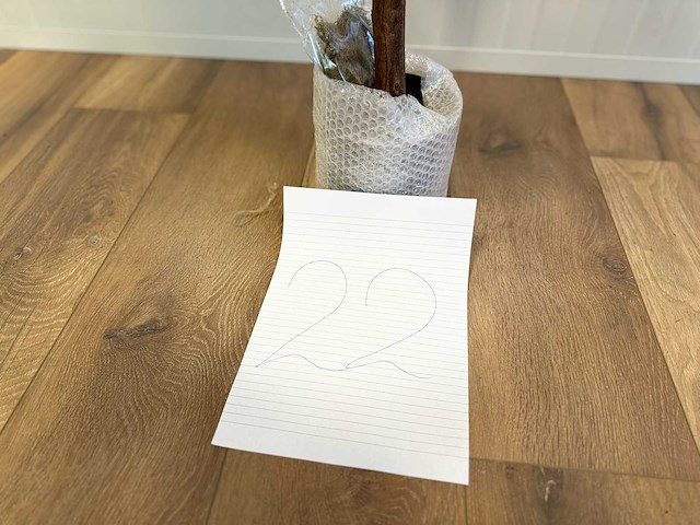 Perzik bloesem kunstboom (2x) - afbeelding 8 van  11