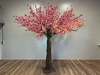 Perzik bloesem kunstboom - afbeelding 11 van  18