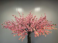 Perzik bloesem kunstboom - afbeelding 16 van  18