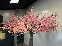 Perzik bloesem kunstboom - afbeelding 17 van  18