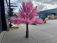 Perzik bloesem kunstboom - afbeelding 13 van  14