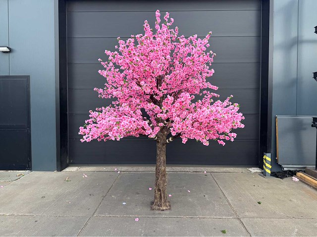 Perzik bloesem kunstboom - afbeelding 1 van  14