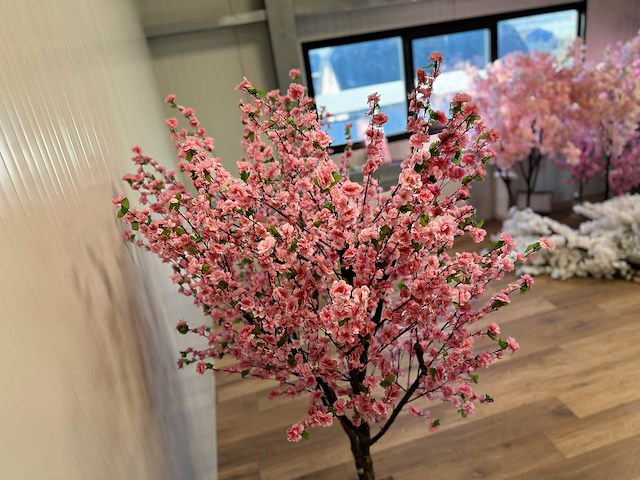 Perzik bloesem kunstboom - afbeelding 3 van  18