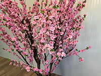 Perzik bloesem kunstboom - afbeelding 16 van  18