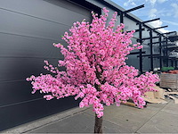 Perzik bloesem kunstboom - afbeelding 5 van  14