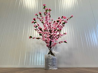 Perzik bloesem kunstboom - afbeelding 11 van  13