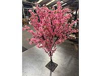 Perzik bloesem kunstboom - afbeelding 7 van  9