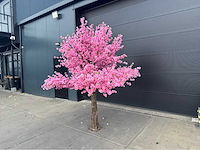 Perzik bloesem kunstboom - afbeelding 9 van  14