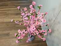 Perzik bloesem kunstboom - afbeelding 3 van  13