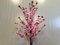 Perzik bloesem kunstboom - afbeelding 8 van  11