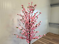 Perzik bloesem kunstboom - afbeelding 8 van  14