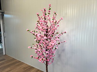 Perzik bloesem kunstboom - afbeelding 9 van  14