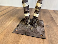 Perzik bloesem kunstboom - afbeelding 9 van  18