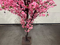 Perzik bloesem kunstboom - afbeelding 6 van  8