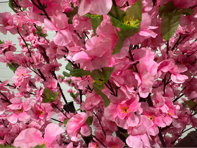 Perzik bloesem kunstboom - afbeelding 1 van  1