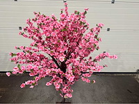 Perzik bloesem kunstboom - afbeelding 3 van  6