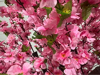 Perzik bloesem kunstboom - afbeelding 5 van  7