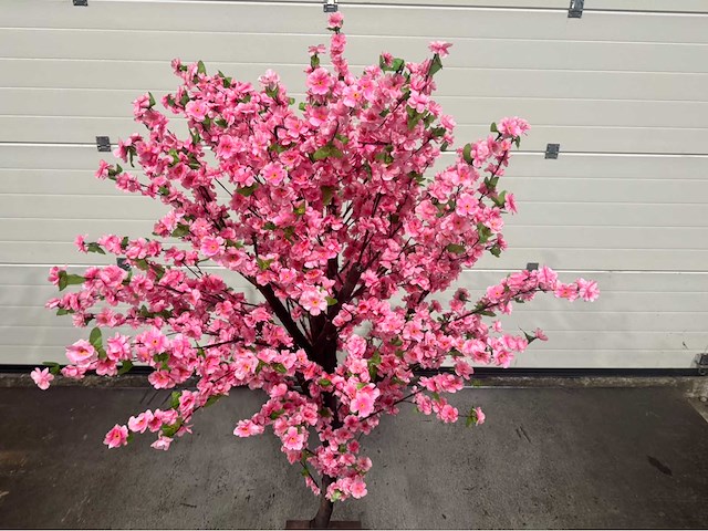 Perzik bloesem kunstboom - afbeelding 1 van  7