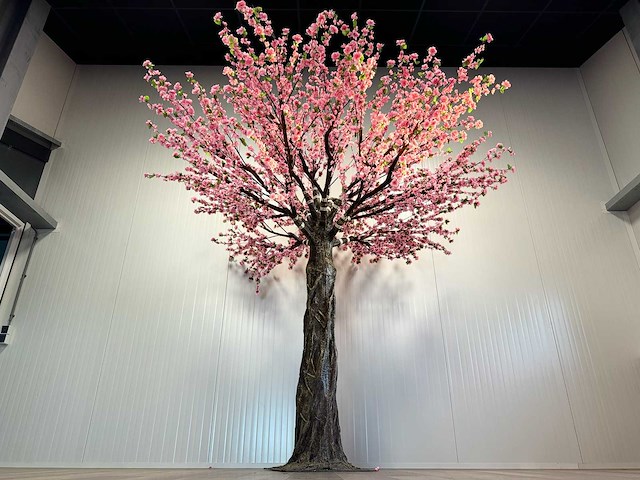 Perzik bloesem kunstboom - afbeelding 9 van  15