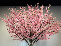 Perzik bloesem kunstboom - afbeelding 11 van  15