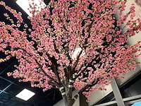 Perzik bloesem kunstboom - afbeelding 14 van  15