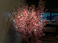 Perzik bloesem kunstboom - afbeelding 6 van  17