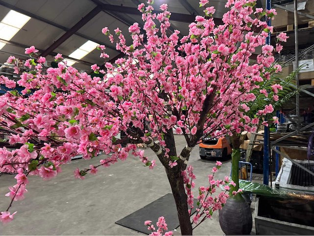 Perzik bloesem perzik bloesem kunstboom - afbeelding 10 van  12