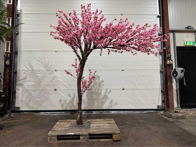 Perzik bloesem perzik bloesem kunstboom - afbeelding 12 van  12