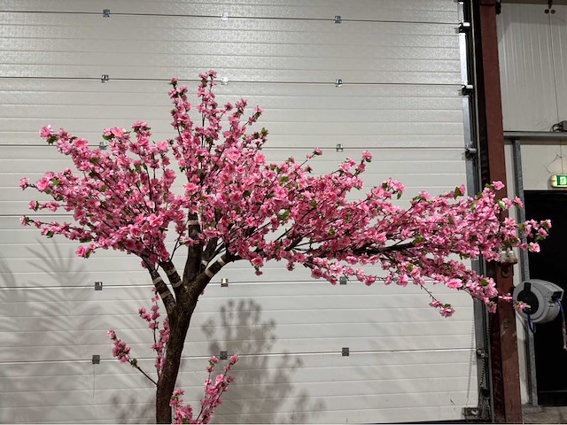 Perzik bloesem perzik bloesem kunstboom - afbeelding 8 van  12