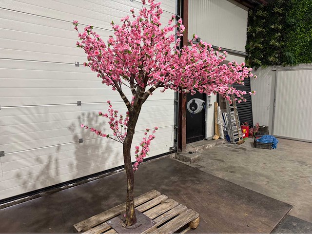 Perzik bloesem perzik bloesem kunstboom - afbeelding 4 van  12