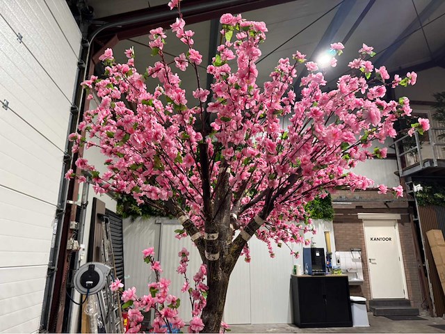 Perzik bloesem perzik bloesem kunstboom - afbeelding 5 van  12