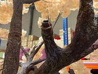 Perzikbloesem kunstboom - afbeelding 2 van  14