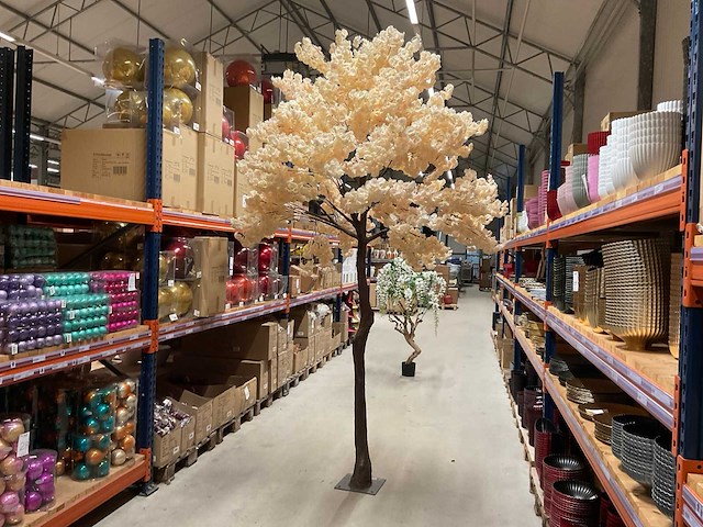 Perzikbloesem kunstboom - afbeelding 7 van  14