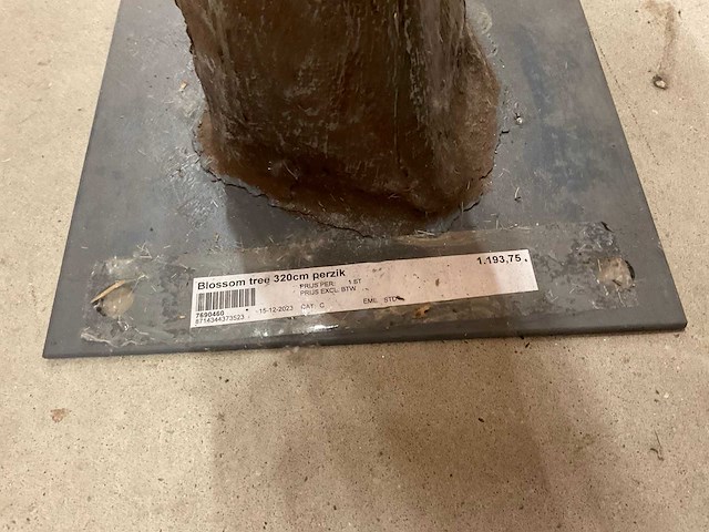 Perzikbloesem kunstboom - afbeelding 8 van  14