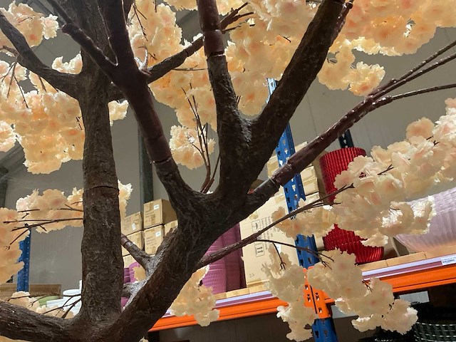 Perzikbloesem kunstboom - afbeelding 13 van  14