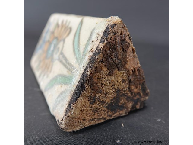 Perzische lznik stijl aardewerk fles - afbeelding 5 van  5