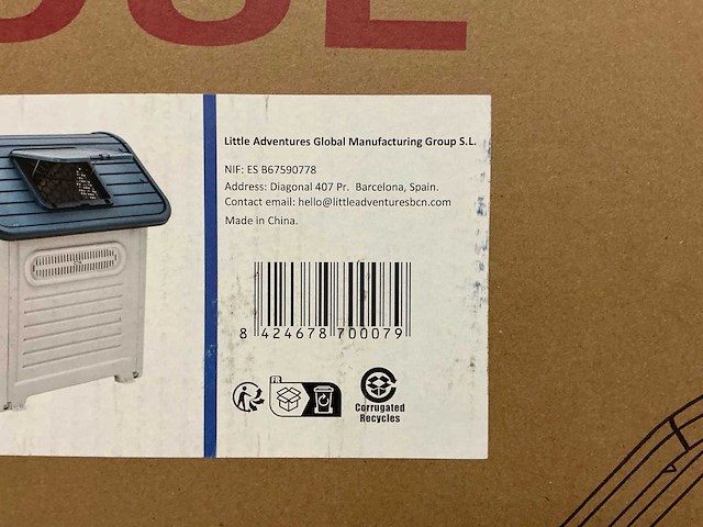 Pet outdoor house - 126x97x113cm - hondenhuis - afbeelding 3 van  3