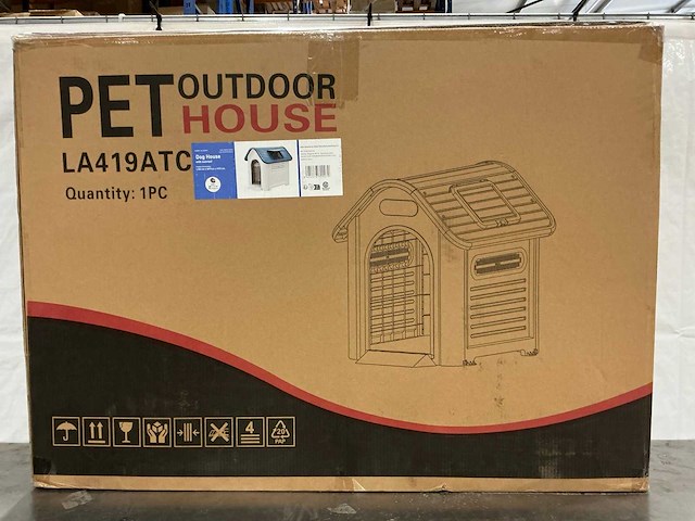 Pet outdoor house - 126x97x113cm - hondenhuis - afbeelding 3 van  3