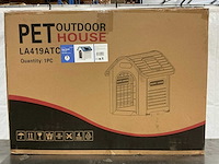 Pet outdoor house - 126x97x113cm - hondenhuis - afbeelding 3 van  3