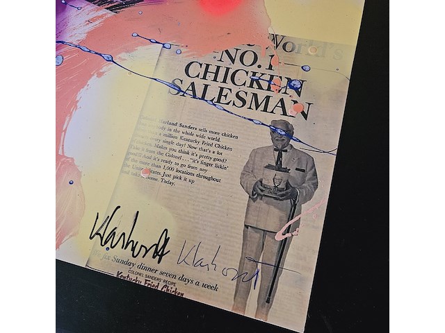 Peter klashorst (1957 - 2024) kunstwerk - investeringsstuk - afbeelding 3 van  3