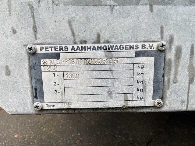Peters - 2002 - - - zeilhuif aanhangwagen - afbeelding 2 van  15