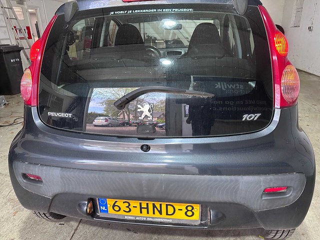 Peugeot - 107 - 1.0-12v xs - 63-hnd-8- 2009 - afbeelding 4 van  10