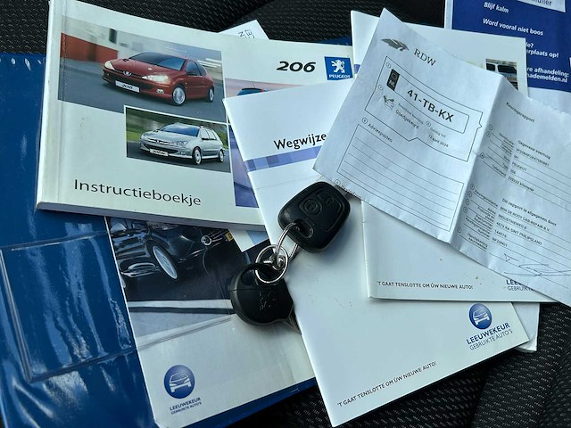 Peugeot - 206 sw - 1.6-16v air-line - personenauto - afbeelding 4 van  21