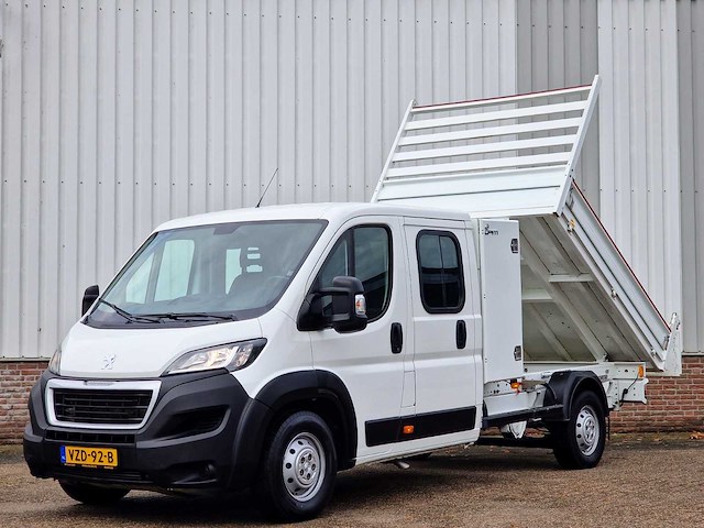 Peugeot - boxer - 435 2.2 hdi l - kipper - 49000 km - 2021 - vzd-92-b - bedrijfswagen - afbeelding 1 van  37