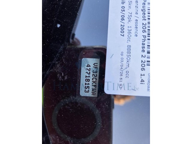 Peugeot 206 phase 2 206 1.4i urban 75, 2007 - afbeelding 2 van  35